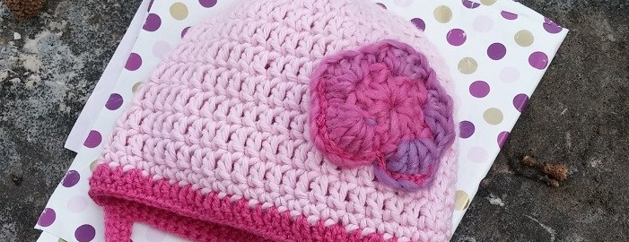 crochet baby beanie